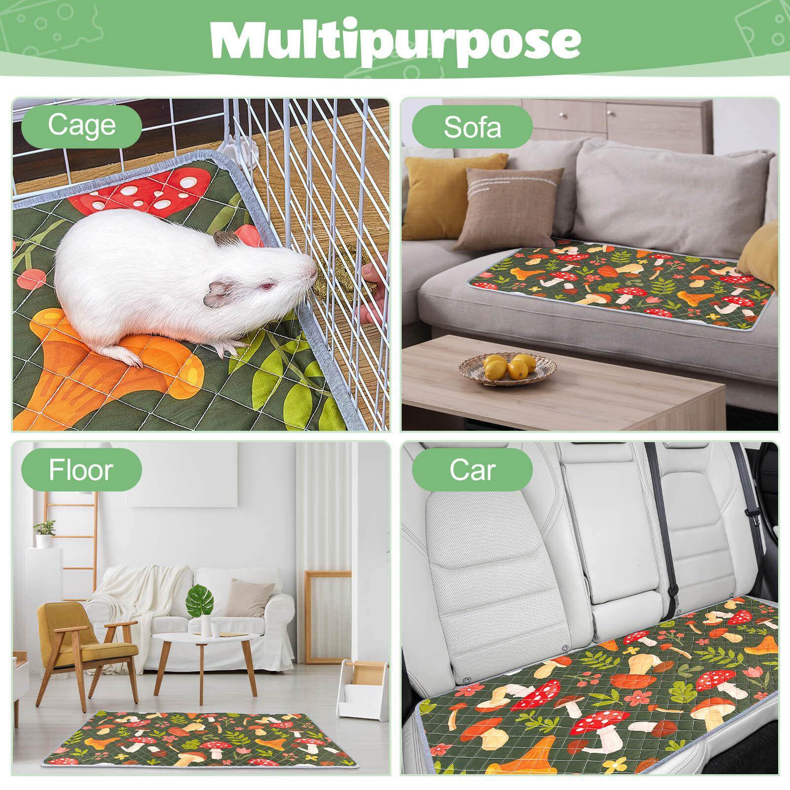 Hedgehog Bedding Liner - Chinchilla Cage Liner Absorbent Washable Training