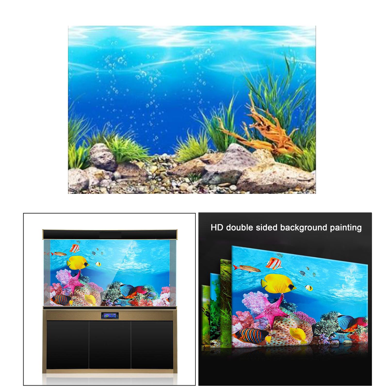Aquarium Fish Tank - 3D Effect Aquarium Background Poster Fish