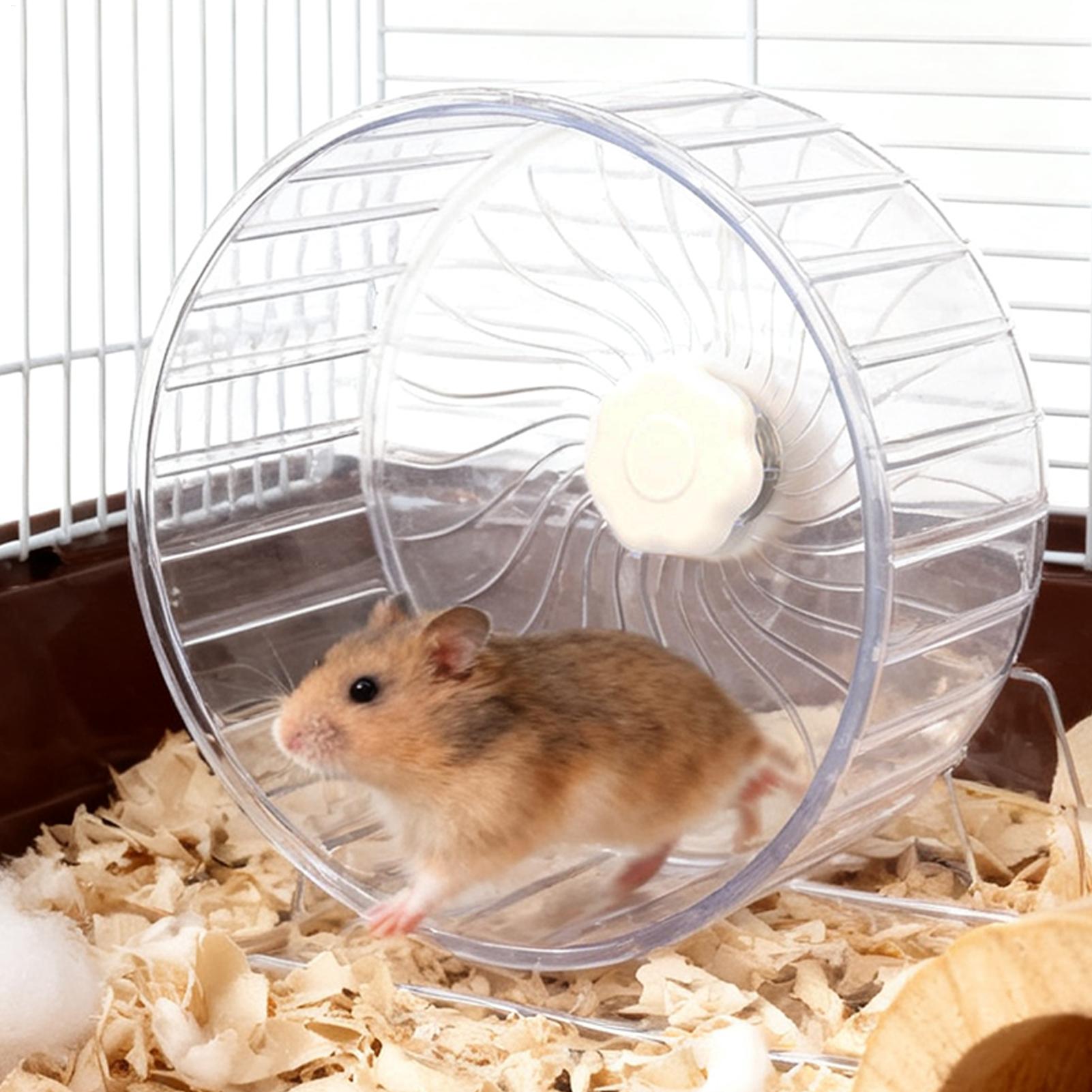 Hamster Cage Wheel - Silent Hamster Wheel Quiet Double Bearing