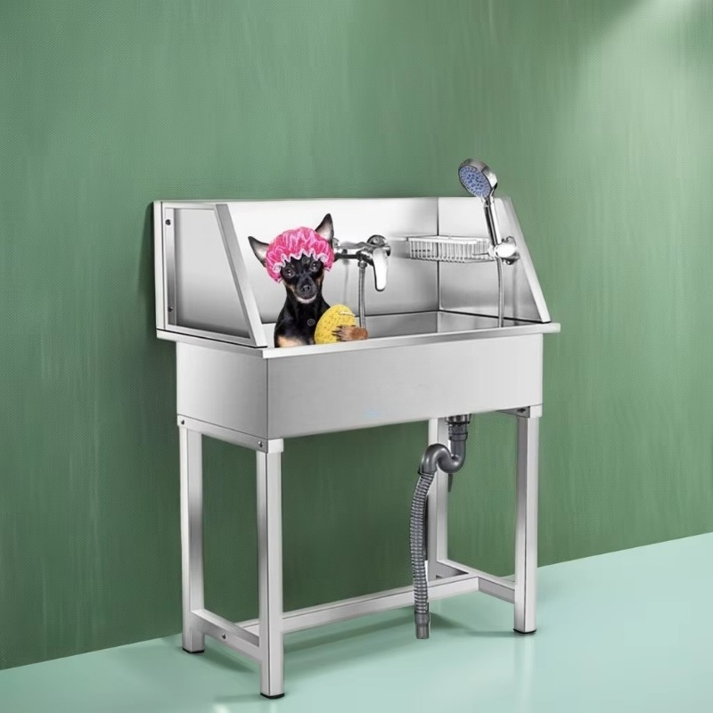 Pet Supplies Wash Station - 2026 Stainless Steel Small Size Dog