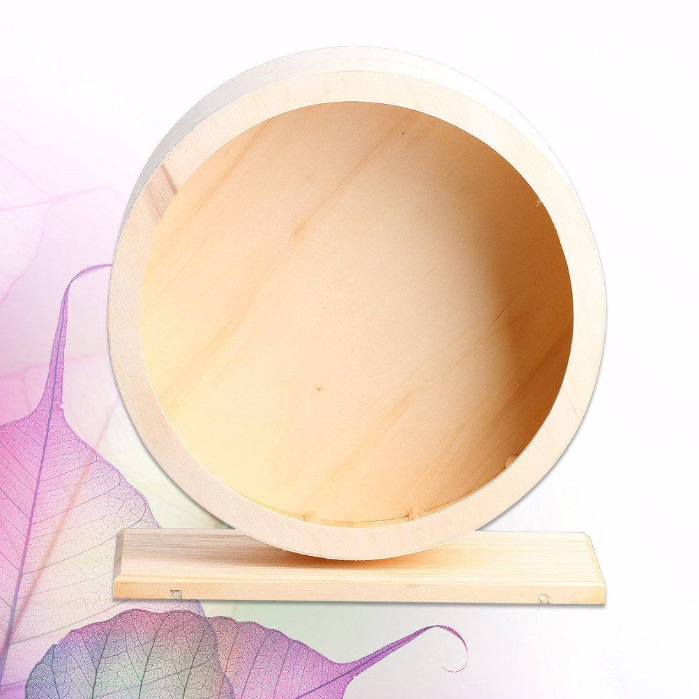 Silent Premium Wooden Exercise - Hamster Cage Wheel 评论和价格