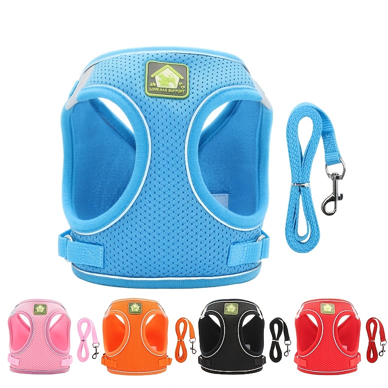 Reflective Pet Harness And Lea - No Pull Dog Harness 评论和价格