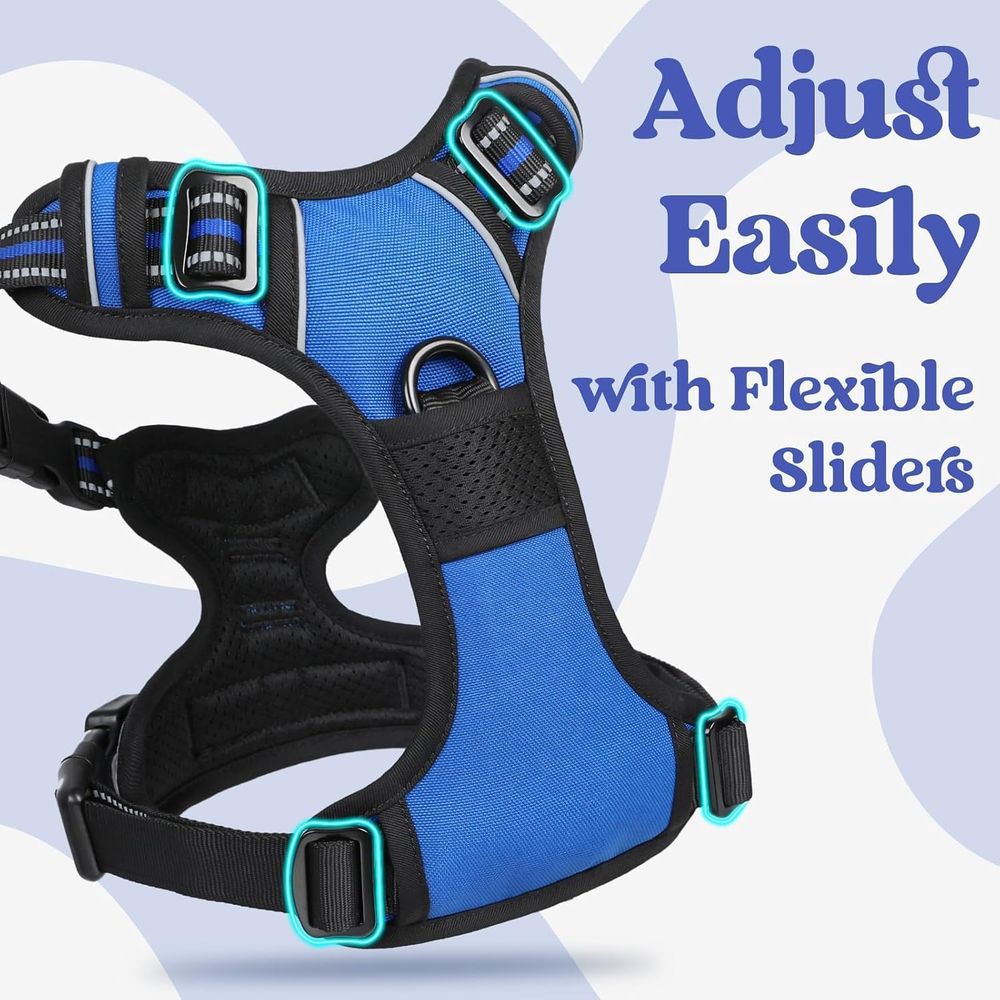 Medium Sized Dog Harness, Easy - No Pull Dog Harness 评论和价格