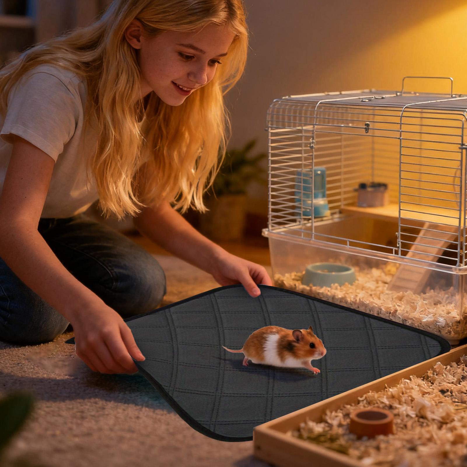 Bunny Cage Liner 4 Pieces Trai - Hedgehog Bedding Liner 评论和价格