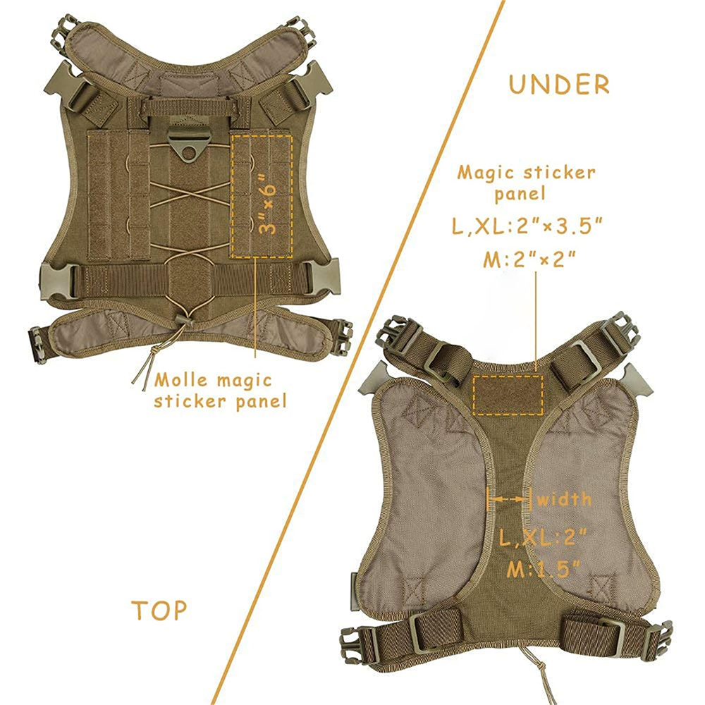 Tactical Dog Harness for Large - No Pull Dog Harness 评论和价格