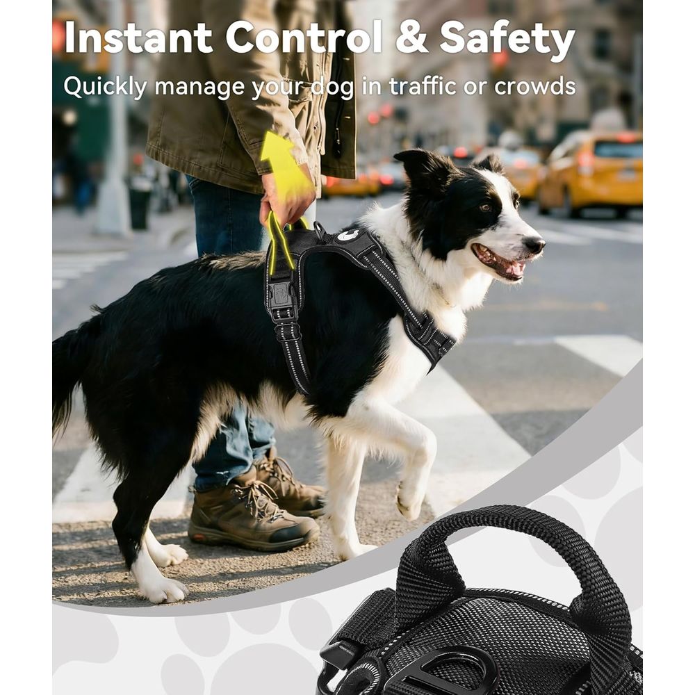 No Pull Dog Harness, Medium Si - No Pull Dog Harness 评论和价格