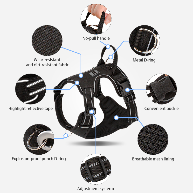 SMALL COMBINATION Dog Harness  - No Pull Dog Harness 评论和价格