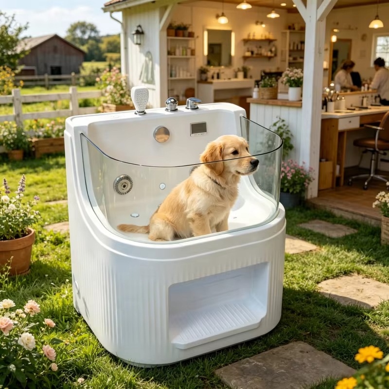 Pet Spa Bathtub Mini Cat Groom - Pet Supplies Wash Station 评论和价格