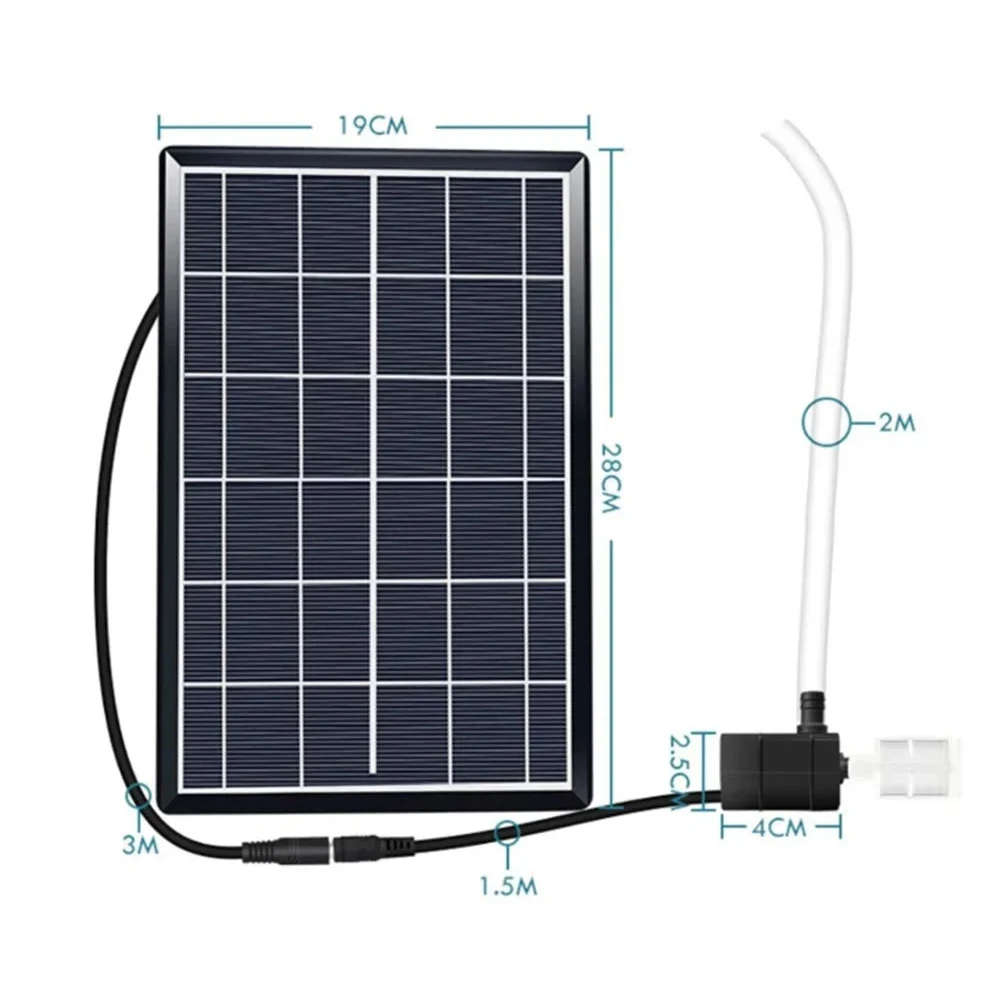 Small Solar Water Pump 12V Cir - Fish Tank Filter Pump 评论和价格
